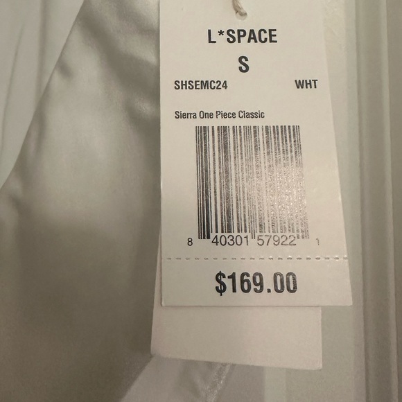 Women's L*Space Swimsuit One-Piece Size White - Picture 4 of 4